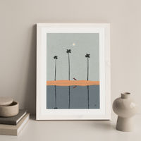 Skyscrapers Art Print White Frame | Bombinate Skyscrapers Art Print White Frame | Bombinate