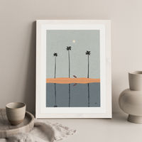 Skyscrapers Art Print White Frame | Bombinate Skyscrapers Art Print White Frame | Bombinate
