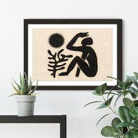 Blinding Sun Art Print Black Frame | Bombinate Blinding Sun Art Print Black Frame | Bombinate