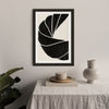 Twined 01 Black Art Print Black Frame | Bombinate Twined 01 Black Art Print Black Frame | Bombinate