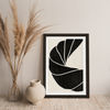Twined 01 Black Art Print Black Frame | Bombinate Twined 01 Black Art Print Black Frame | Bombinate