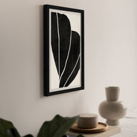 Twined 02 Black Art Print Black Frame | Bombinate Twined 02 Black Art Print Black Frame | Bombinate