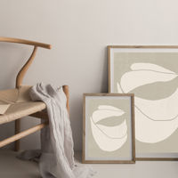 Twined 04 Sand Art Print Oak Frame | Bombinate Twined 04 Sand Art Print Oak Frame | Bombinate