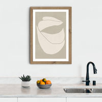 Twined 04 Sand Art Print Oak Frame | Bombinate Twined 04 Sand Art Print Oak Frame | Bombinate