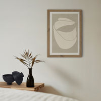 Twined 04 Sand Art Print Oak Frame | Bombinate Twined 04 Sand Art Print Oak Frame | Bombinate