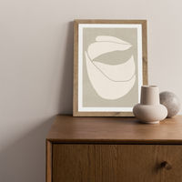 Twined 04 Sand Art Print Oak Frame | Bombinate Twined 04 Sand Art Print Oak Frame | Bombinate