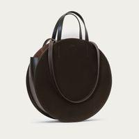 Dark Brown Round Bag Myra | Bombinate Dark Brown Round Bag Myra | Bombinate