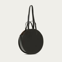 Dark Brown Round Bag Myra | Bombinate Dark Brown Round Bag Myra | Bombinate