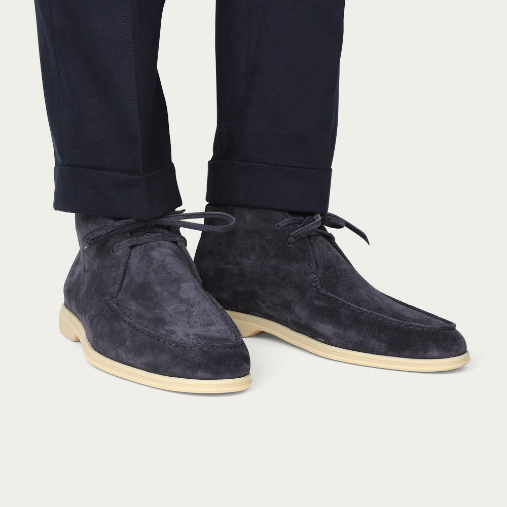 blue desert boots