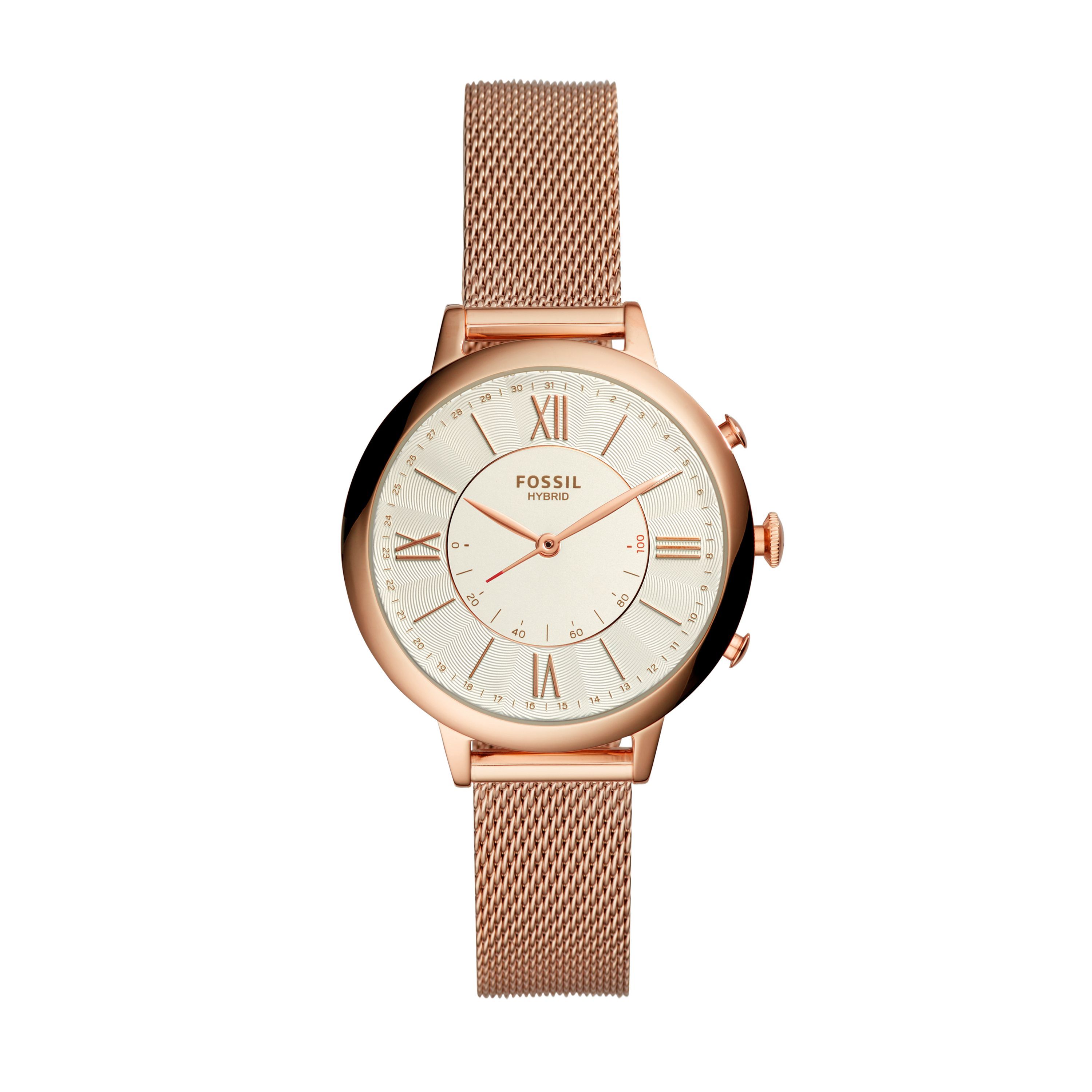 Fossil Ladies Jacquelinen Rose Gold Stainless Watch| London Stansted ...