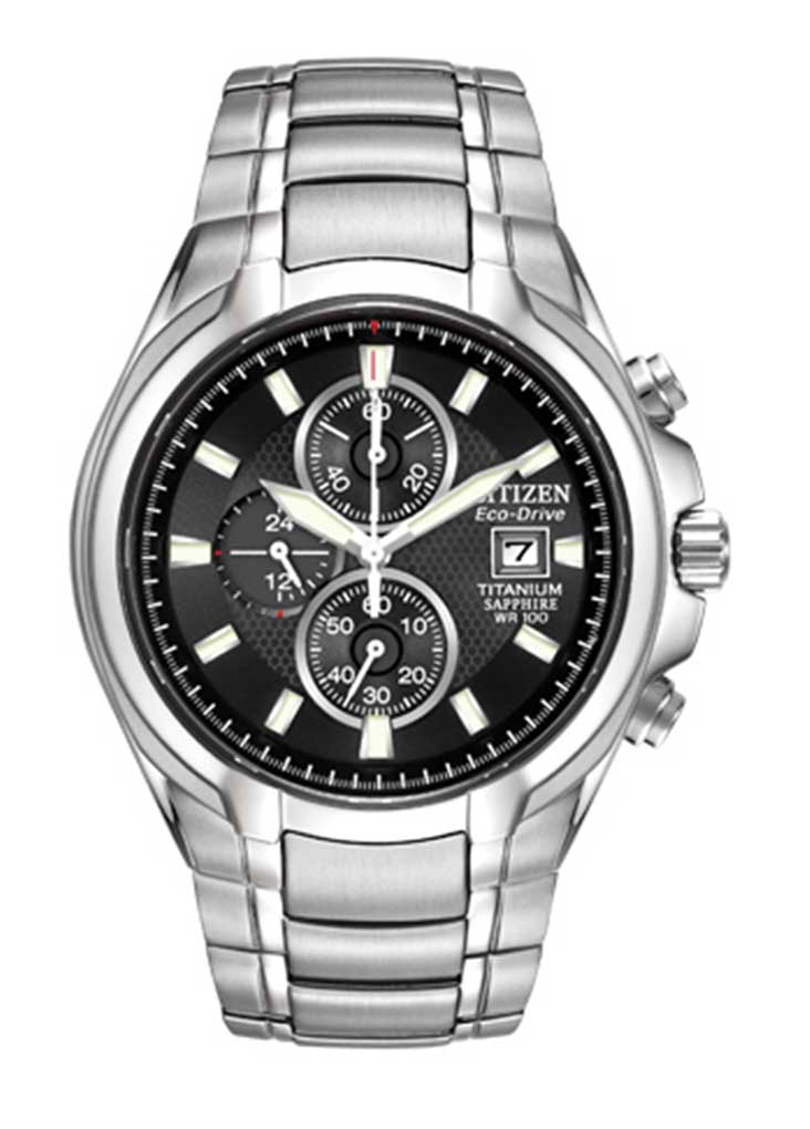 Citizen Gents Eco-Drive Bracelet WR100 Stainless Steel Watch