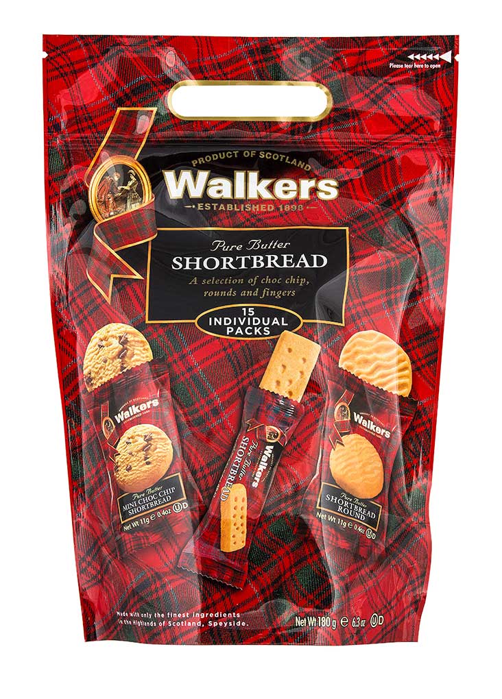 Walkers Assorted Shortbread Sharing Bag London Stansted Airport