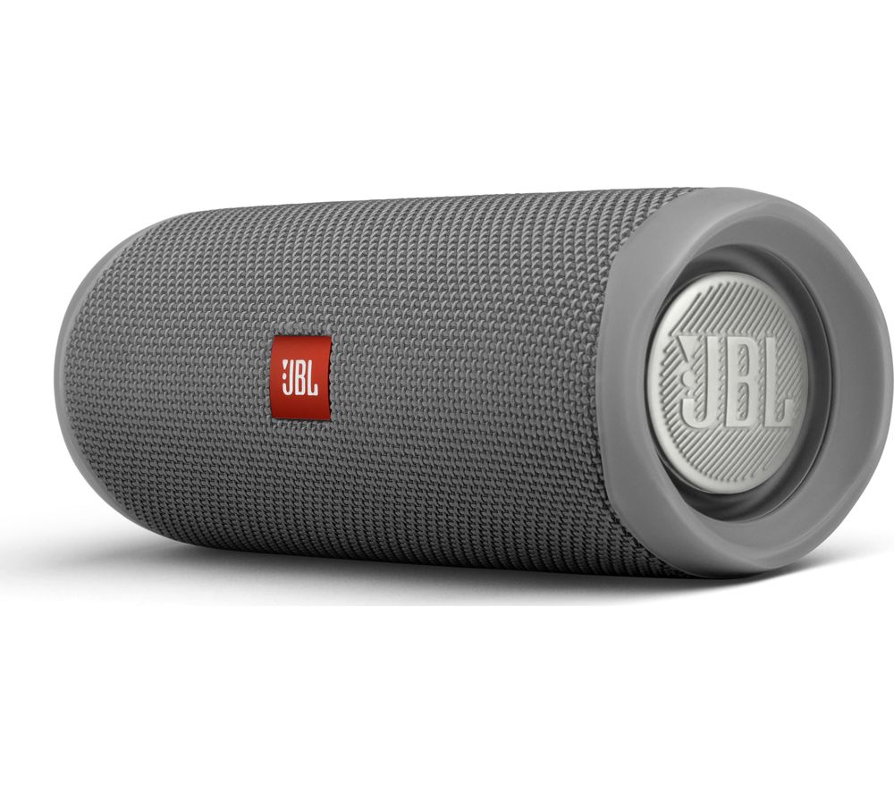 grey jbl speaker