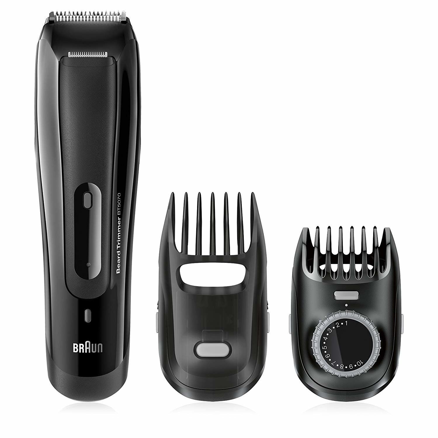 braun black precision dial beard trimmer