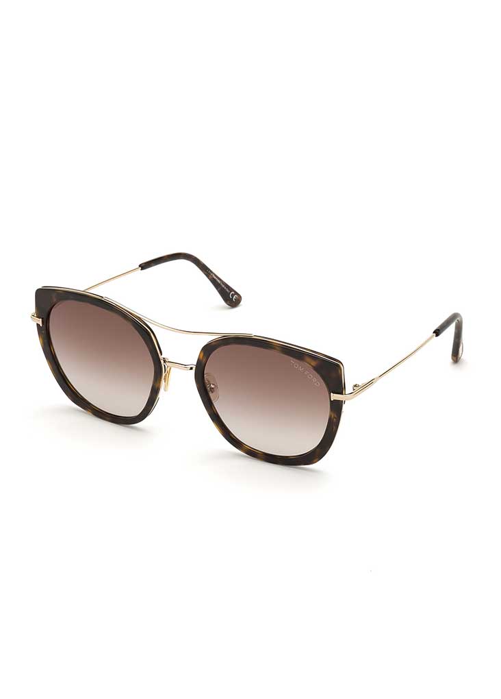 Tom Ford Sunglasses Joey FT0760 56 52F Gold Brown Gradient