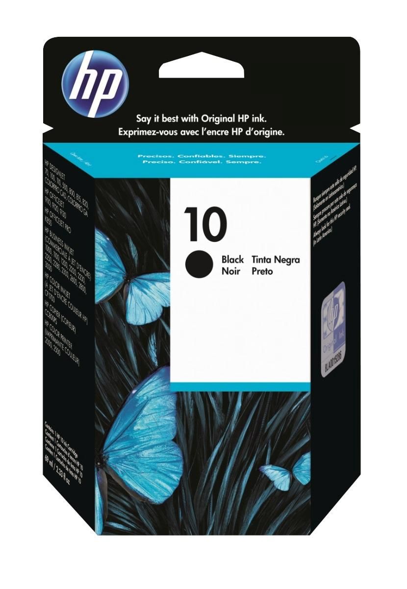 Q-Connect+HP+10+Remanufactured+Black+Inkjet+Cartridge+C4844A
