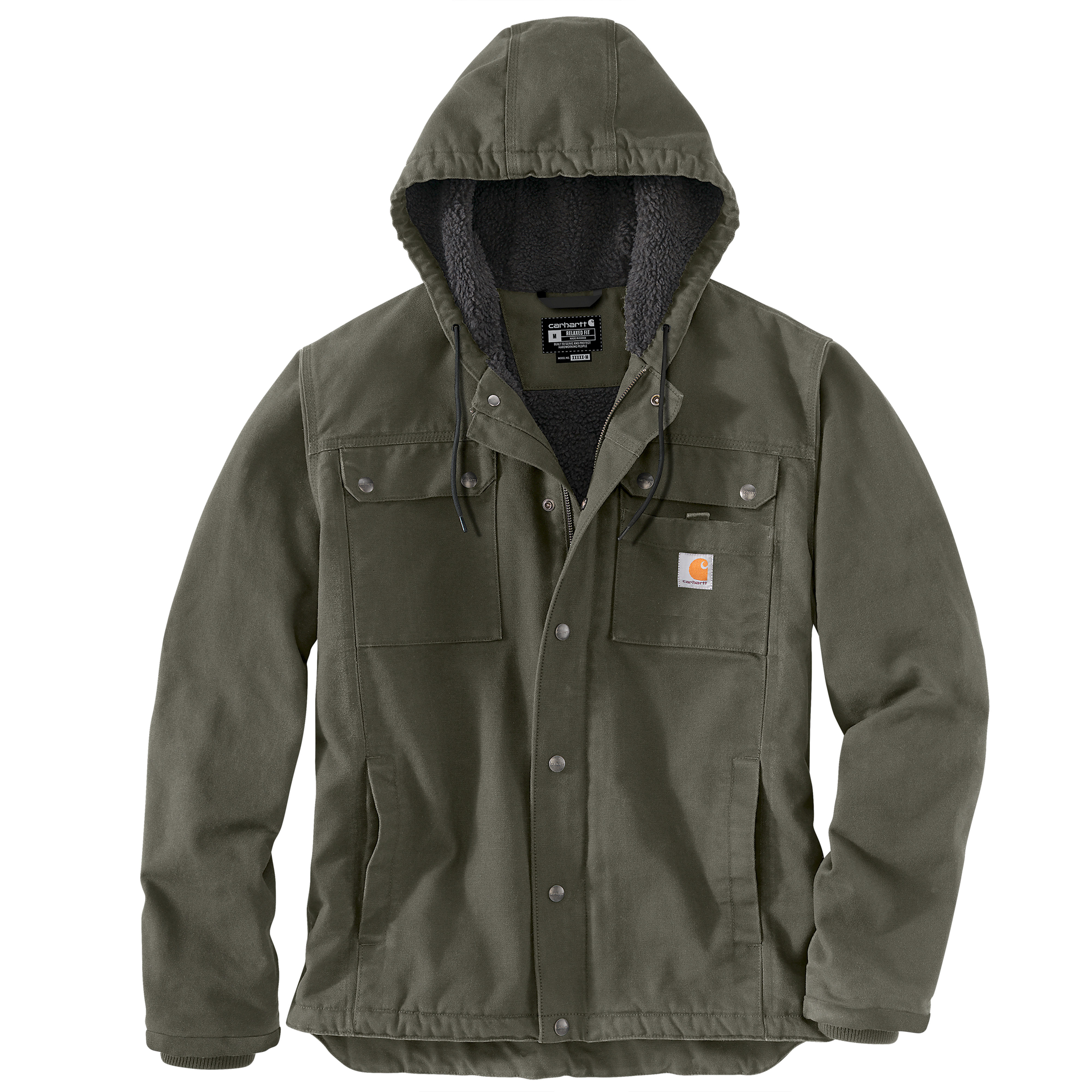 Fleece lined shop utility jacket