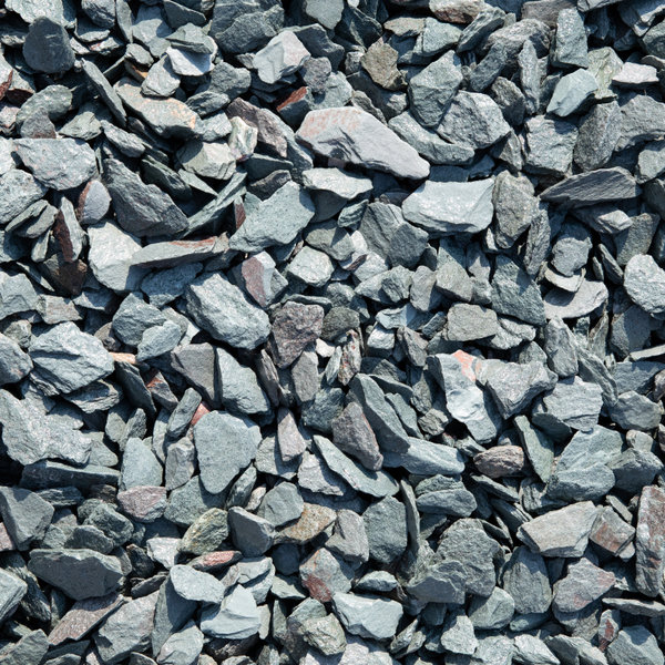 GREY SLATE CHIPS BULK : Select Stone