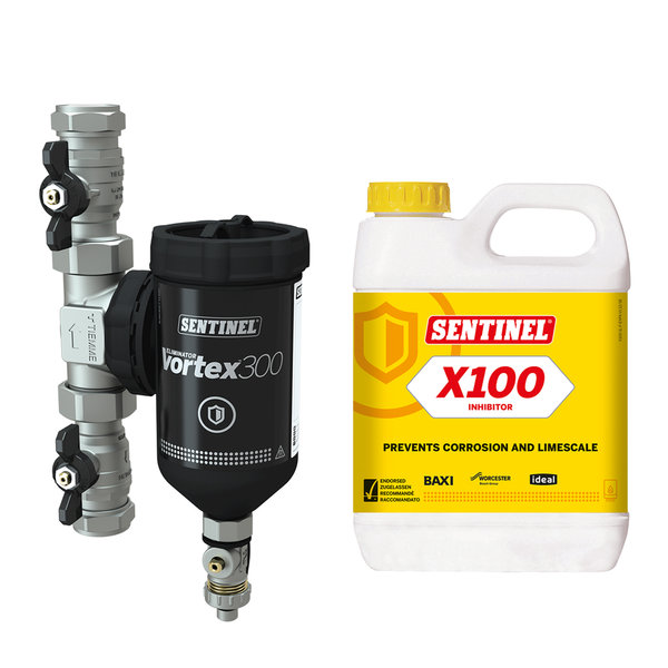 Sentinel High Performance Central Heating Cleaner & Protector Pack