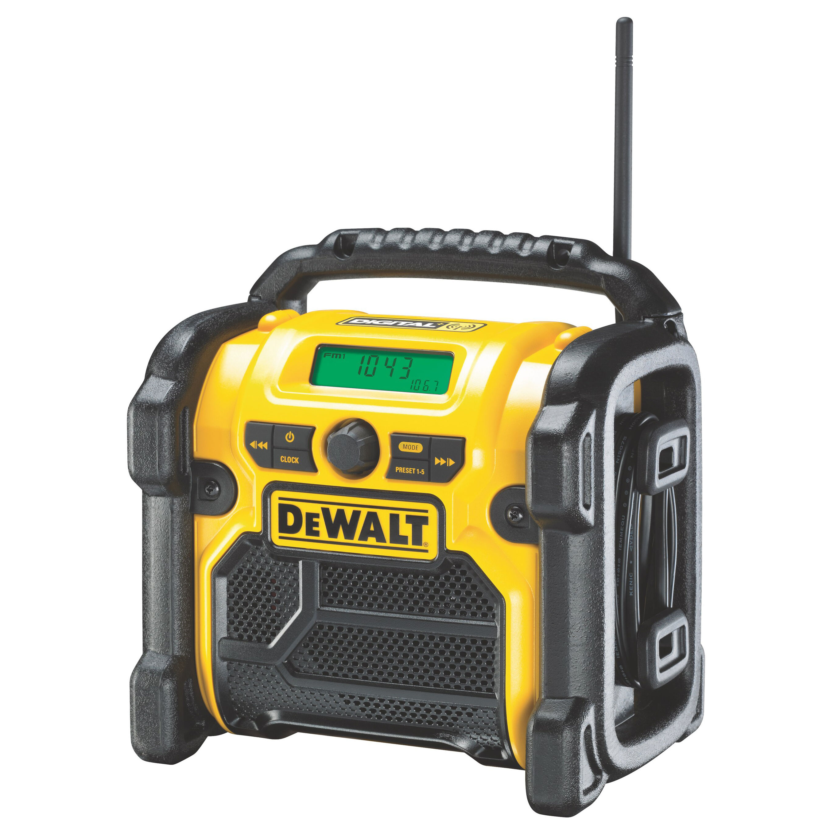 dewalt radio jobsite