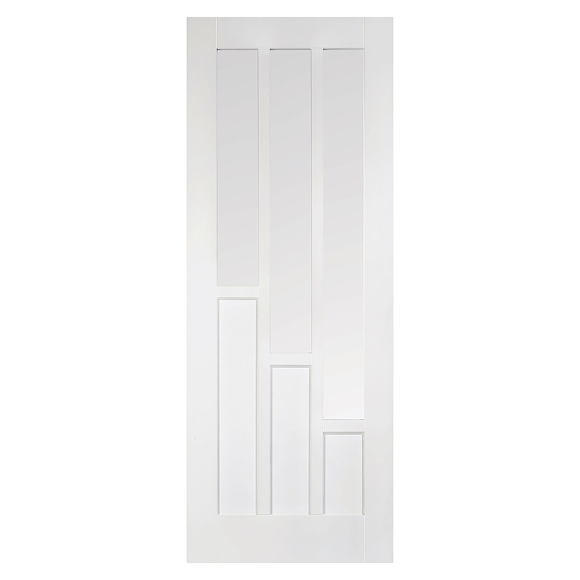 Coventry 3Light Primed White Clear Glazed Internal Door