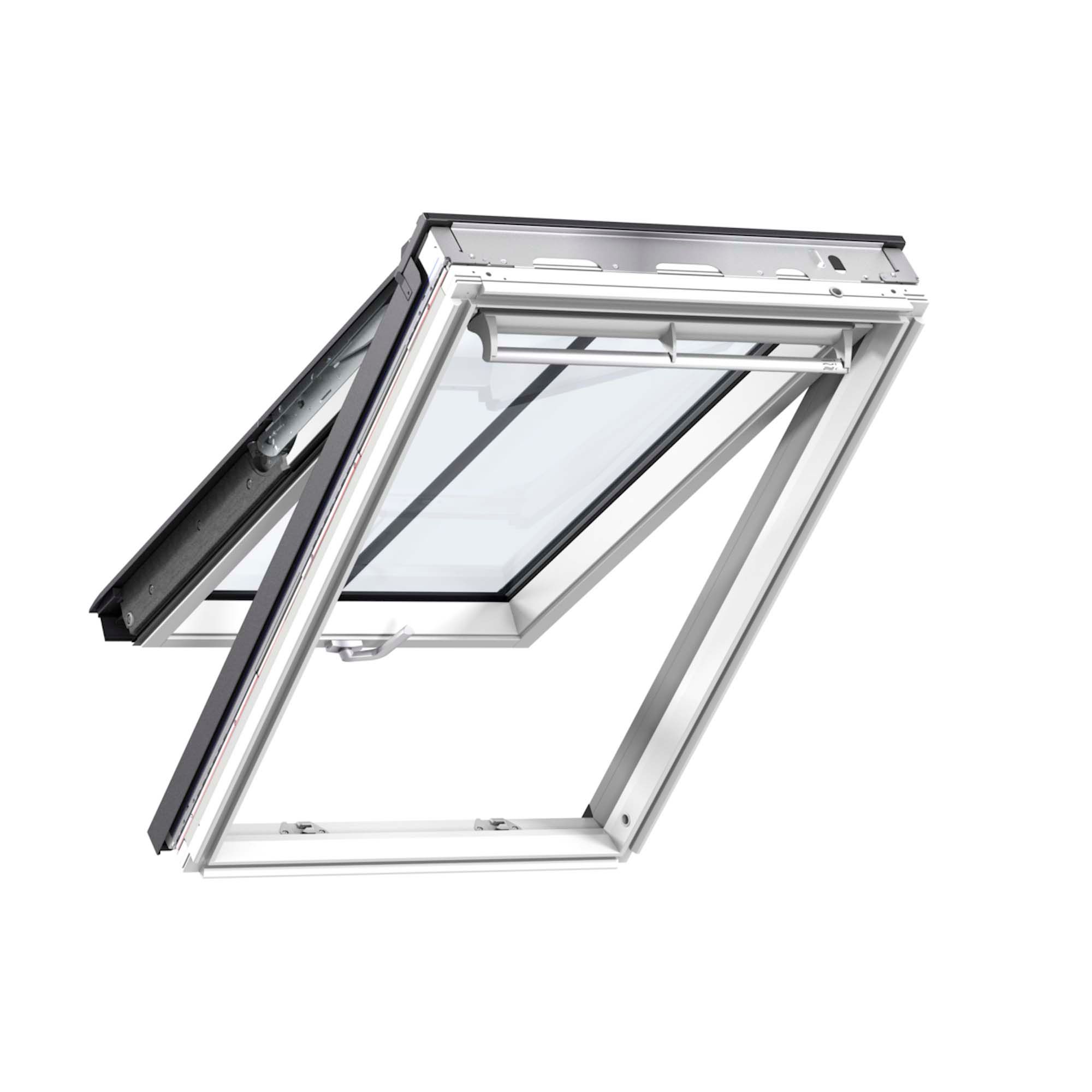 VELUX Conservation Top Hung White Painted Window + EDP Flashing 78 x