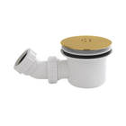 Bath Waste & Overflow with Mushroom Spring Metal Plug