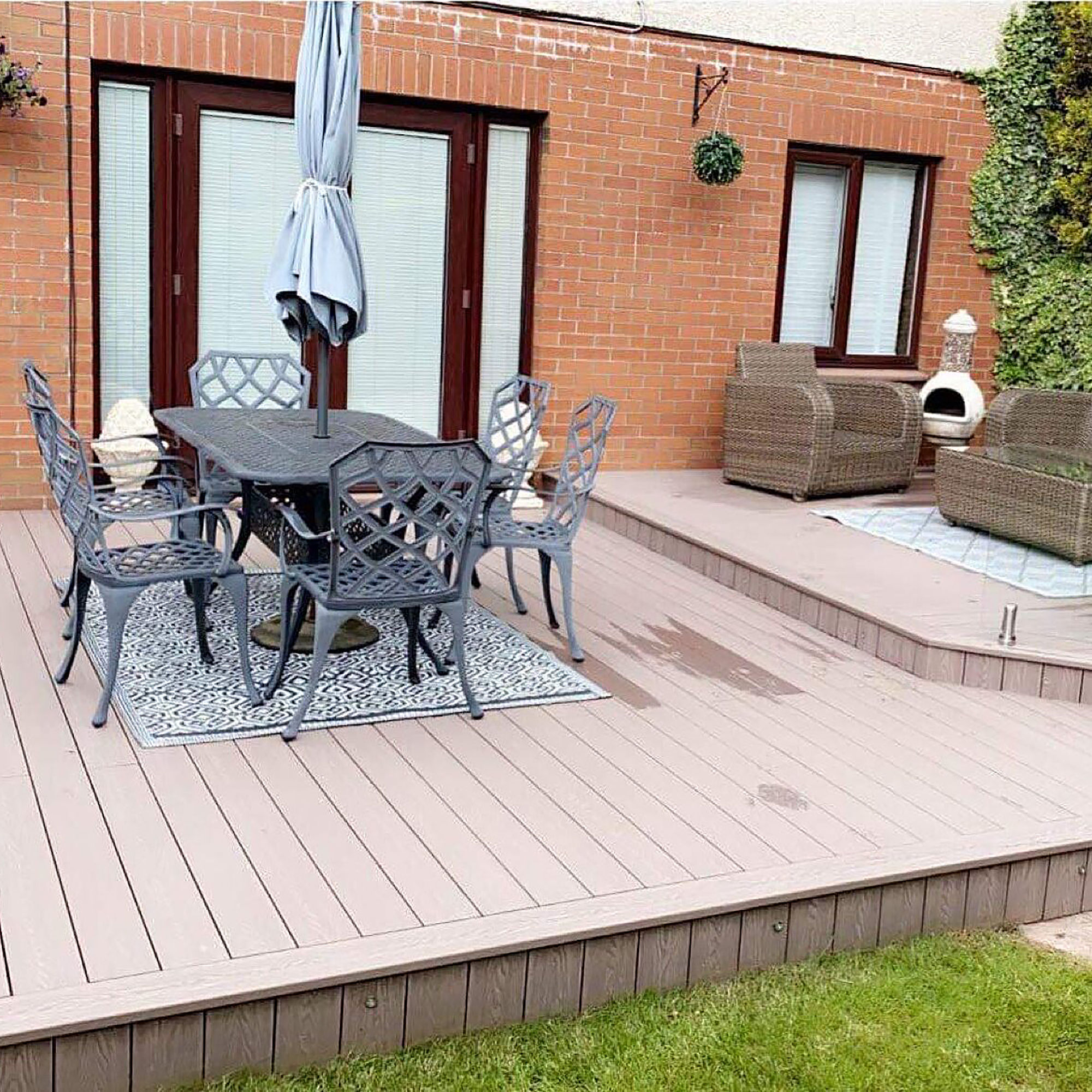 Gronodec Premier Composite Decking Board Mocha 136x25mm 3.66m