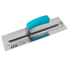 Ox Tools 4.5 x 18 Plaster Finishing Trowel | Stainless Steel