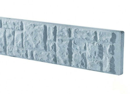 Rock Face Concrete Base Panel - Wetcast - 305mm x 50mm x 1.82m