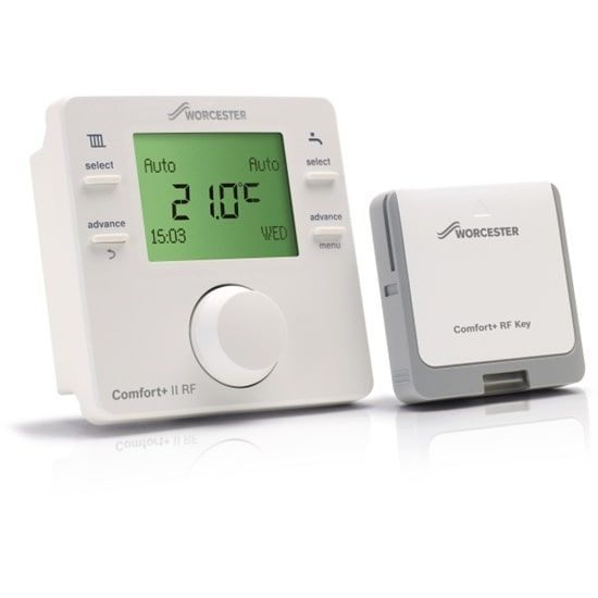 Worcester Comfort+ II RF Wireless Programmable Thermostat & Receiver