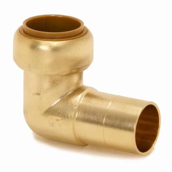 TECTITE Classic Brass Push-fit Equal Tee 22mm 