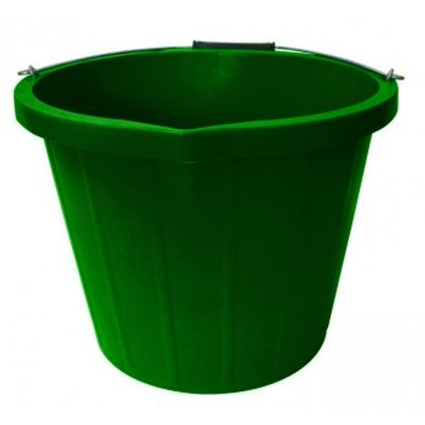 Coloured 3 Gallon Bucket - GREEN