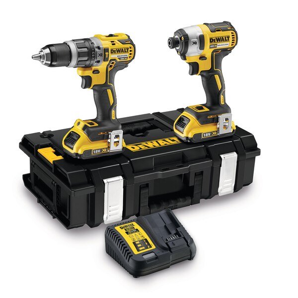 DeWalt 18V XR Brushless Cordless Impact Driver 2 x 2.0Ah