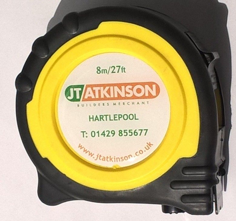 JT Atkinson Tape Measure 8m