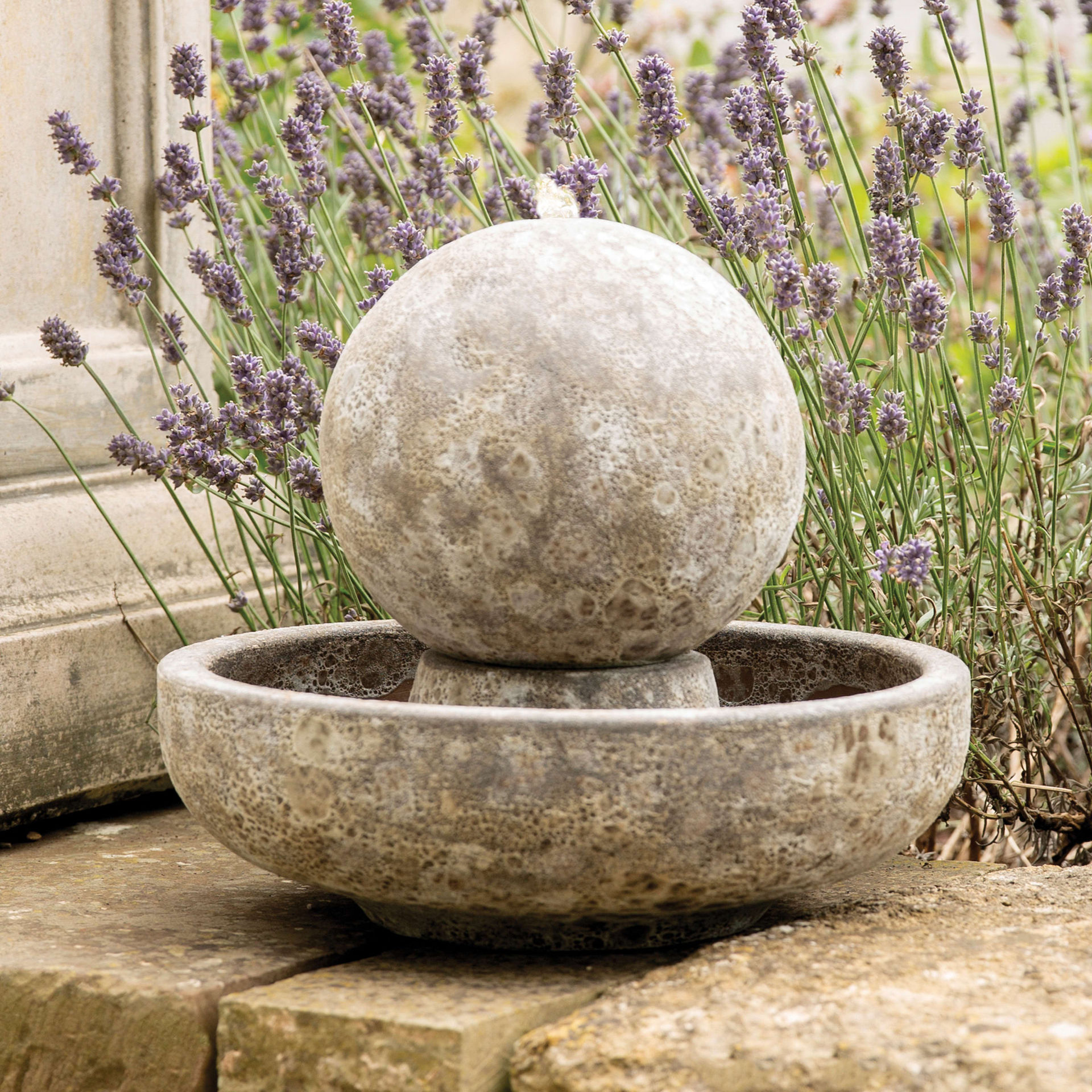 Small Ancient Ball Water Feature