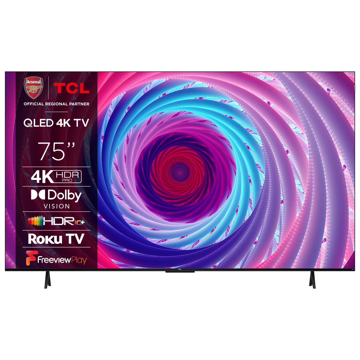 Roku TV Smart 4K UlHD HDR QLED 75