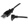 1m Mini USB Cable - A to Up Angle Mini B