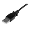 1m Mini USB Cable - A to Up Angle Mini B