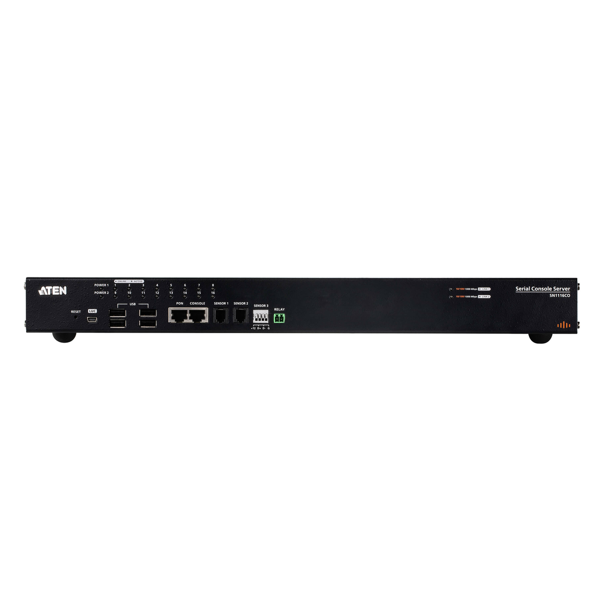 16-Port Serial Console Dual PW/SFP