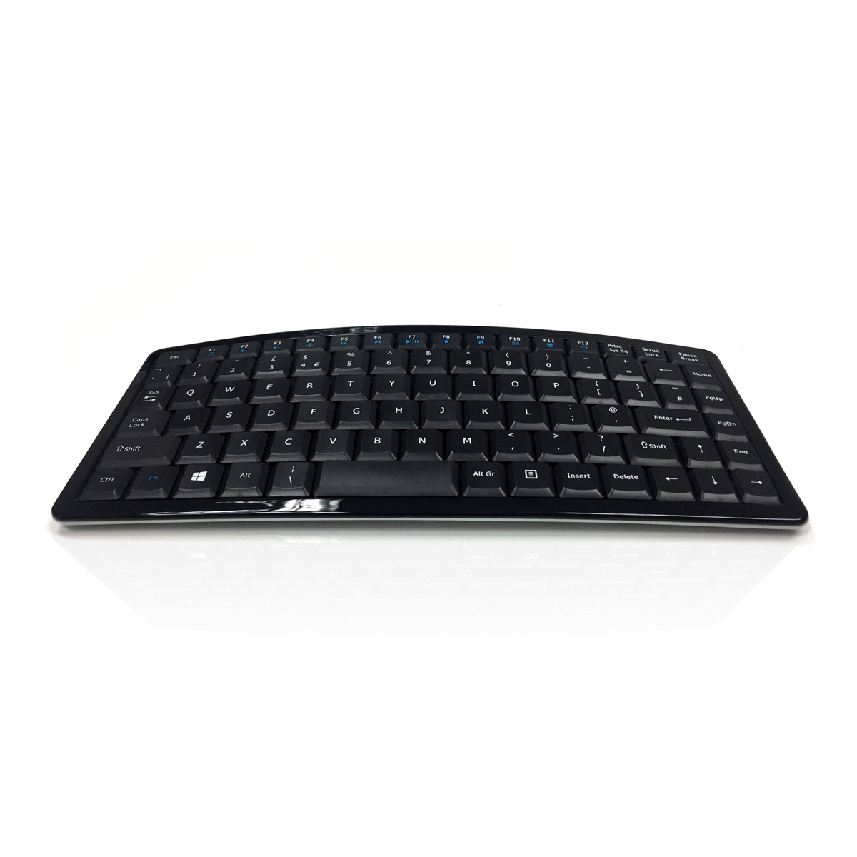 Mini Curved Wireless RF Keyboard