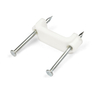100 Cable Clips with Nails /Clamps/Tacks
