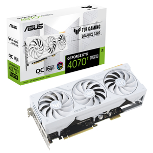 Asus, GPU NV 4070TiS TUF GAM BTF OC 16GB Wht