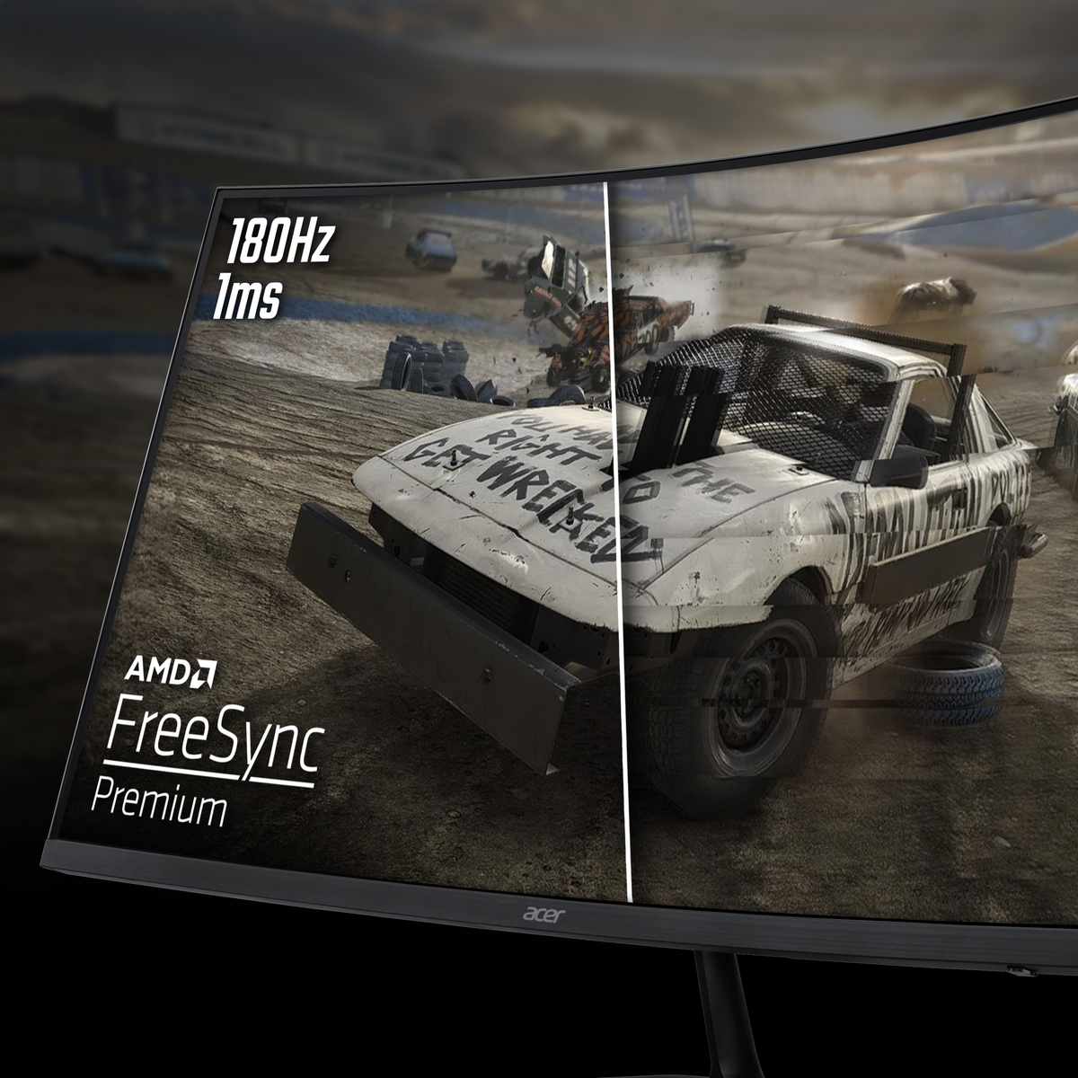 Nitro ED320QRS3bmiipx Curved FHD 180Hz