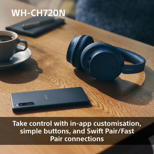 Sony WH-CH720 Bluetooth Headphones-Pink