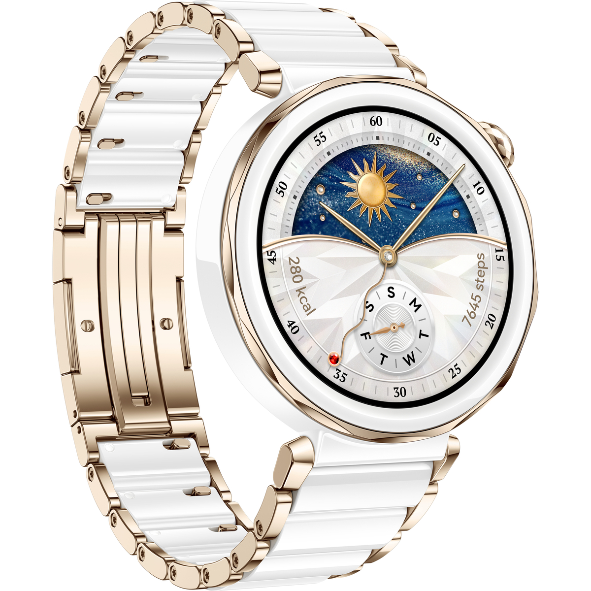 Watch GT5 Pro 42MM White Ceramic Strap