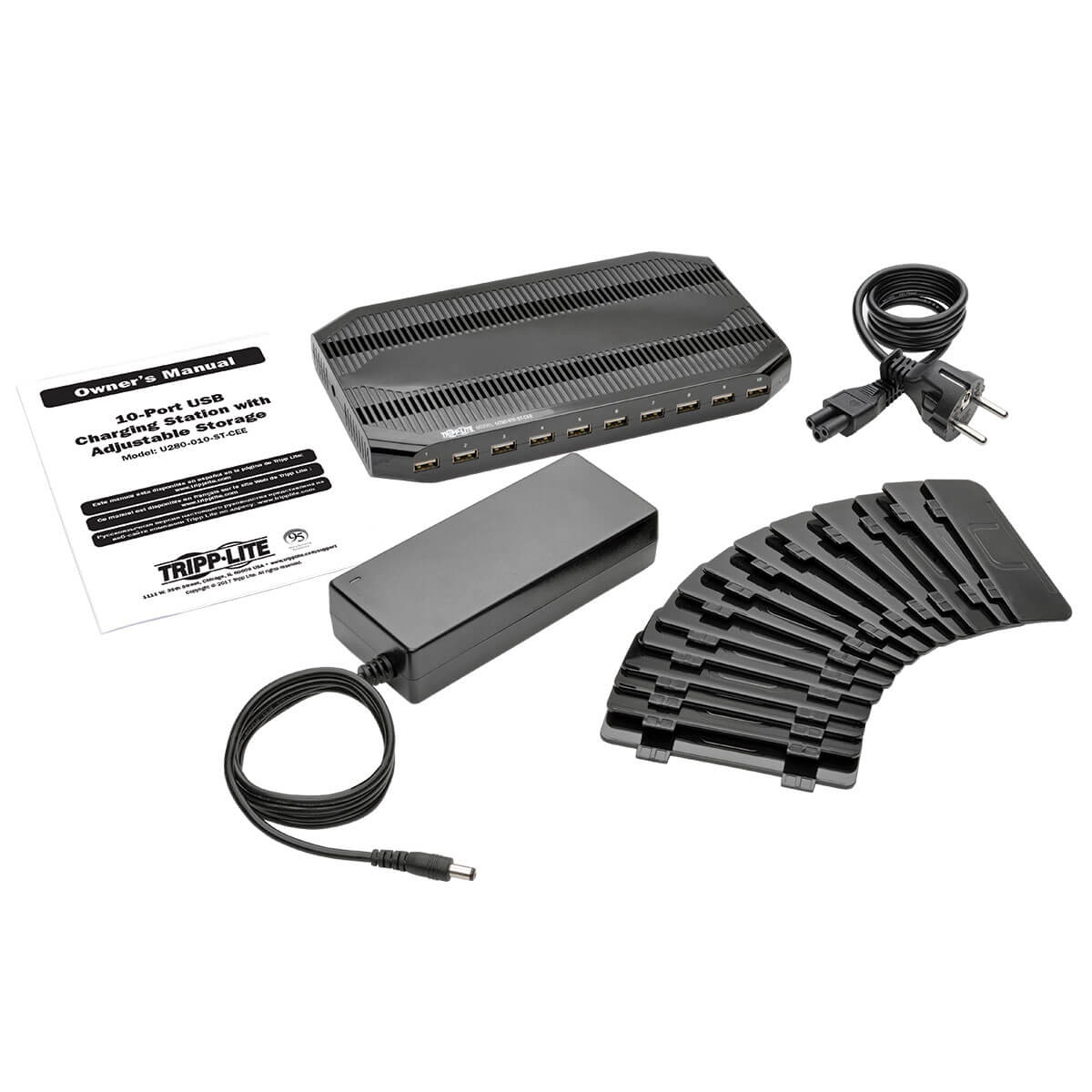 10-Port USB Charging Station