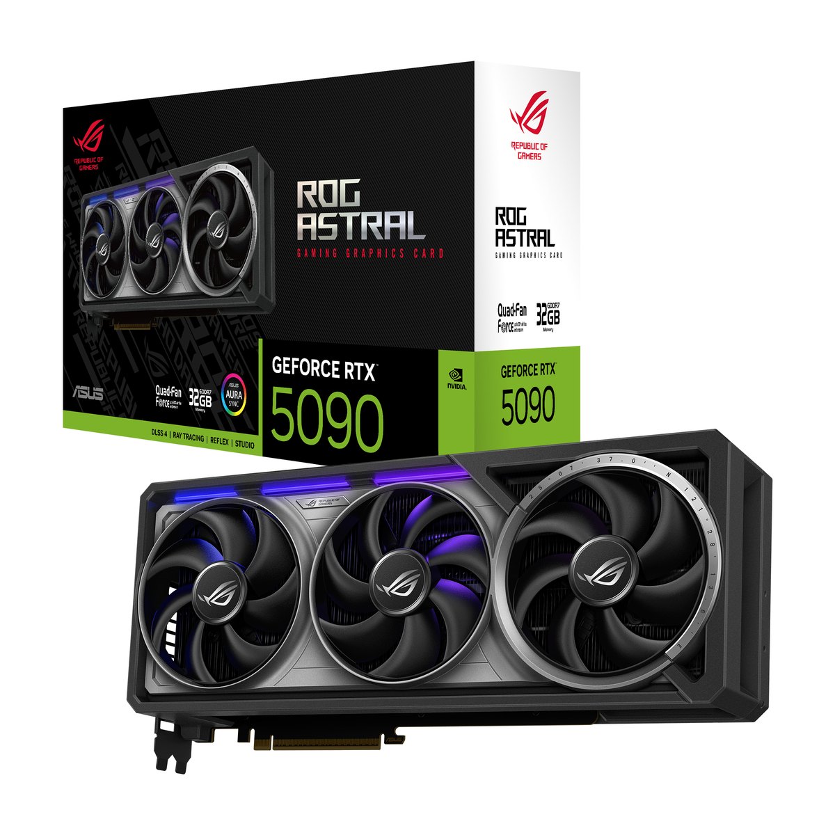 GPU NV 5090 ROG ASTRAL 32G GAMING Fan