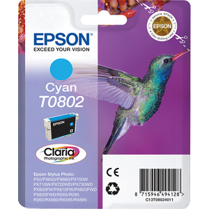 Epson, T0802 Cyan Ink