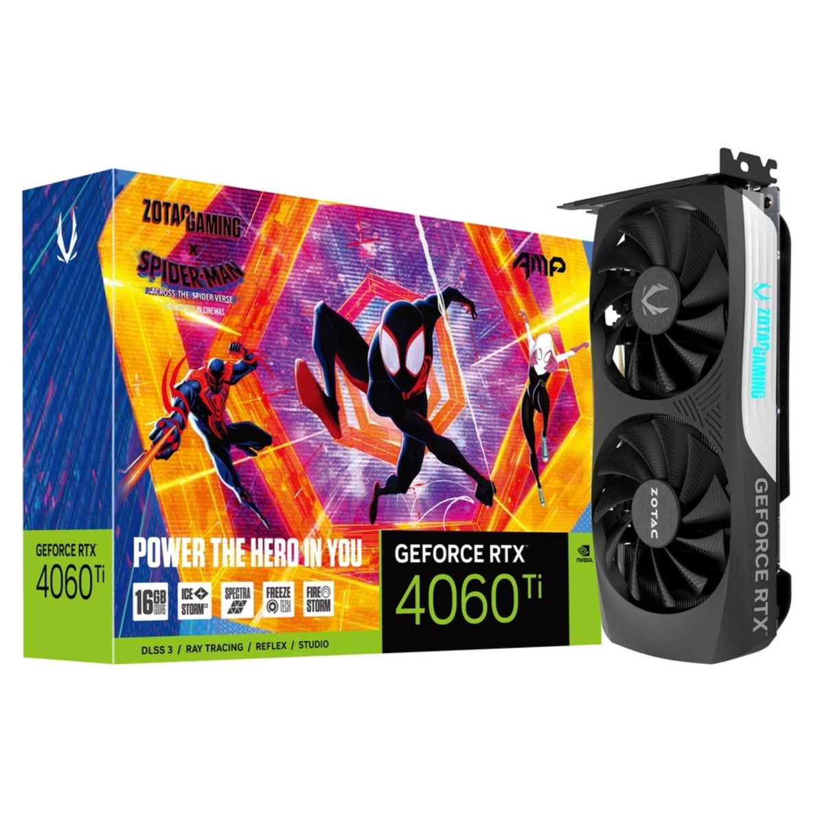 GPU NV RTX4060TI 16GB FAN SPIDERMAN ED